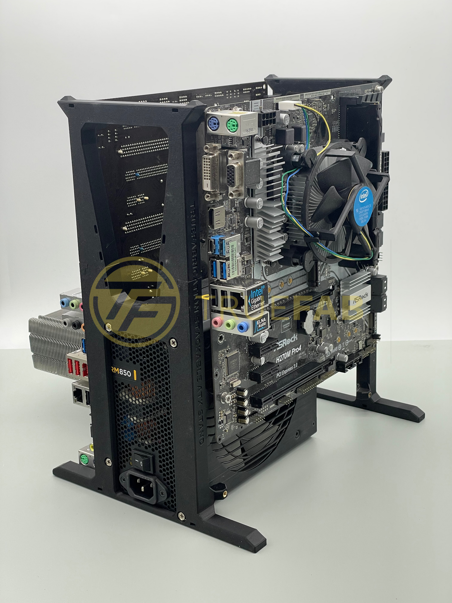 Stackable Dual ATX Motherboard & PSU Stand for Crypto Mining & AI & Test rig