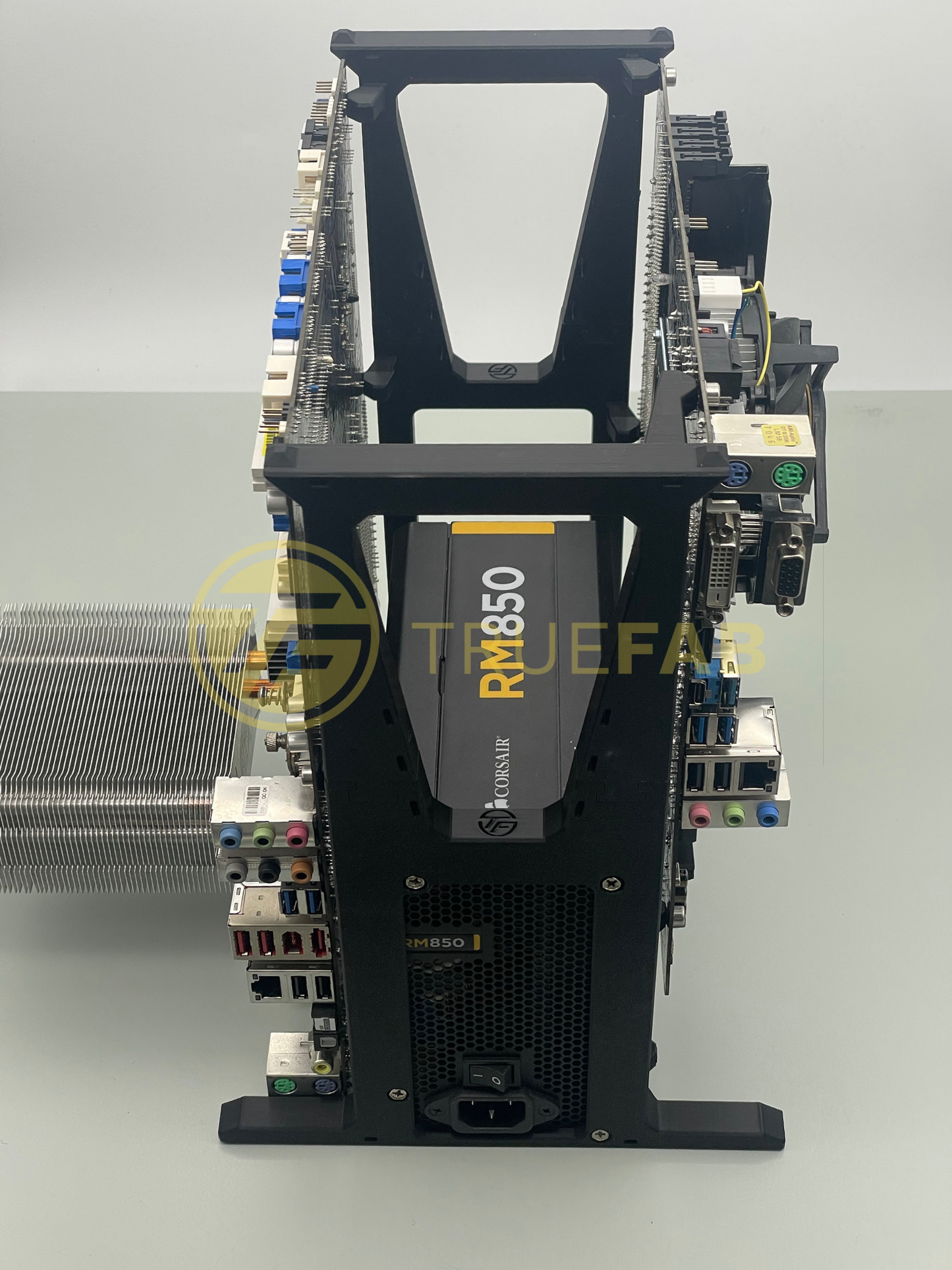Stackable Dual ATX Motherboard & PSU Stand for Crypto Mining & AI & Test rig