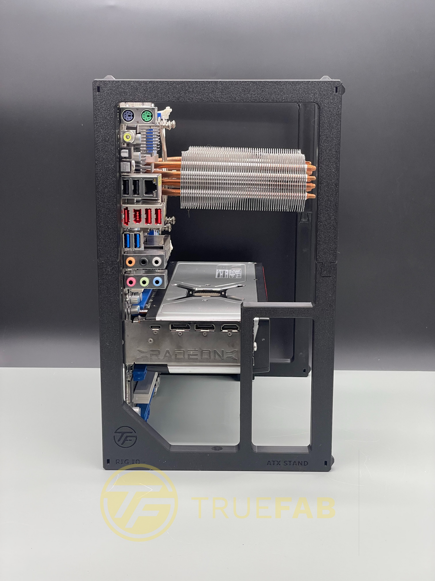 Stackable ATX Cpu + Gpu Rig Stand for Crypto Mining & AI & Test rig