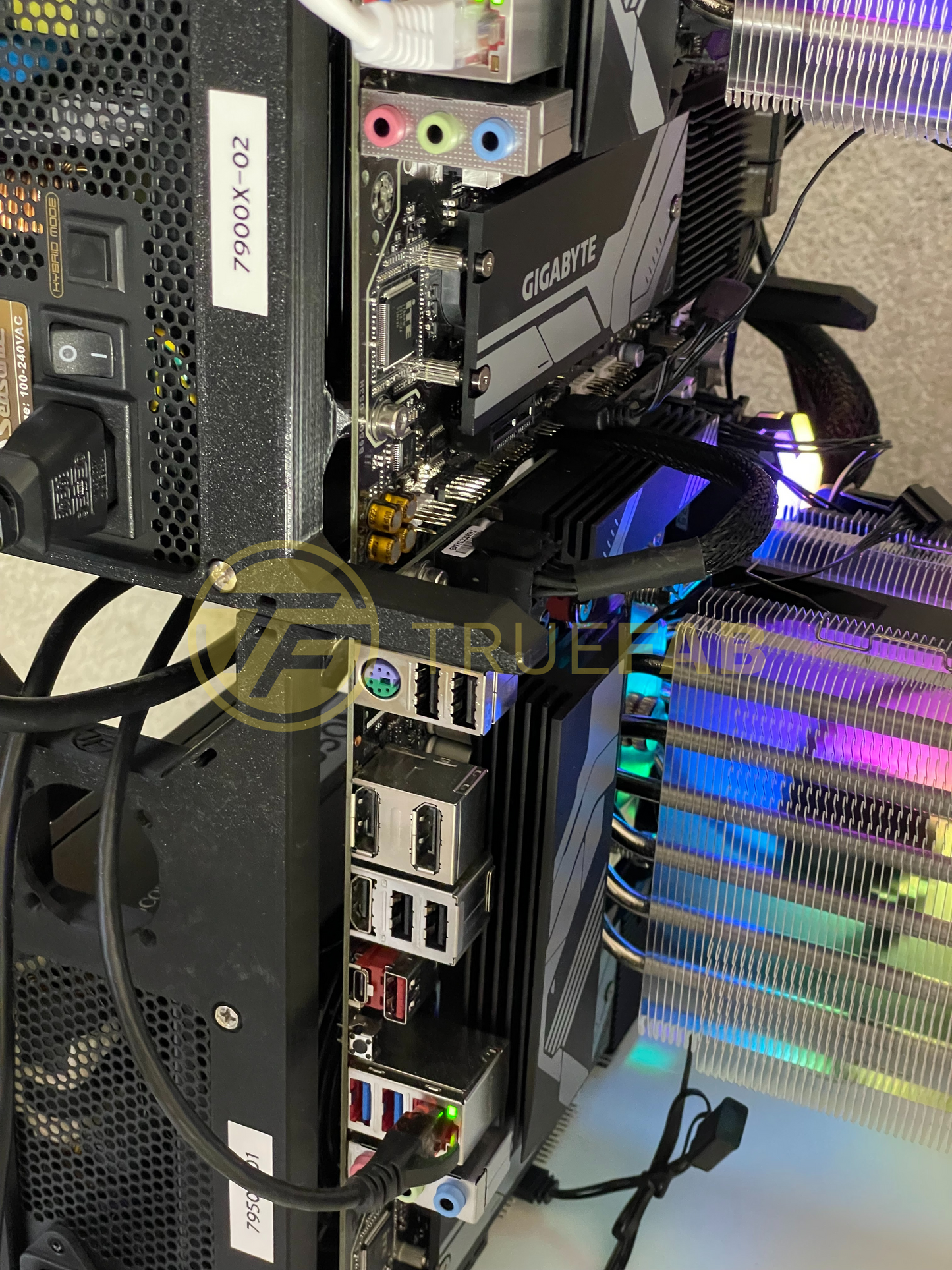 Stackable Dual M-ATX Motherboard & PSU Stand for Crypto Mining & AI & Test rig