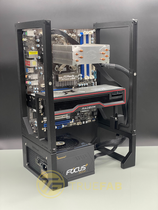 Stackable ATX Cpu + Gpu Rig Stand for Crypto Mining & AI & Test rig